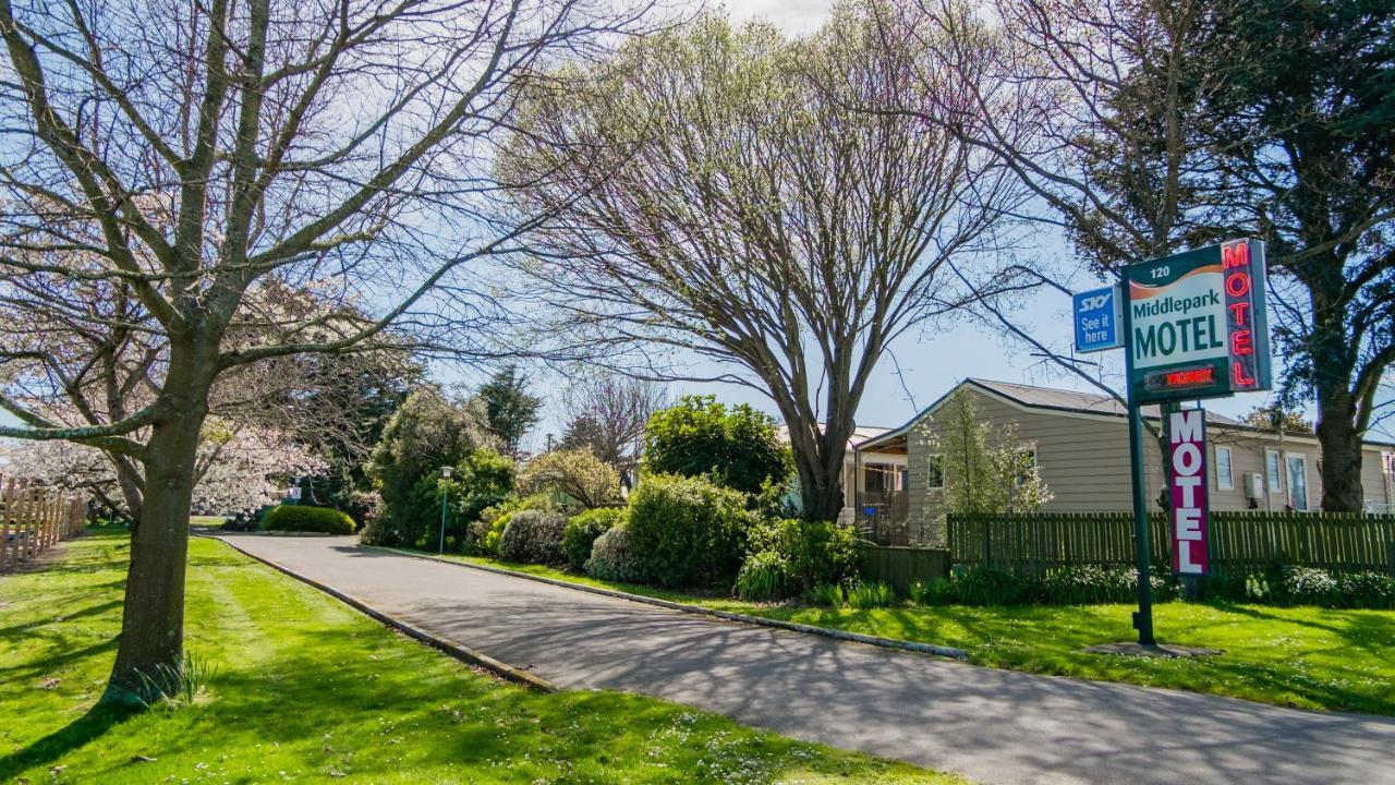 Middlepark Motel Christchurch Exteriör bild